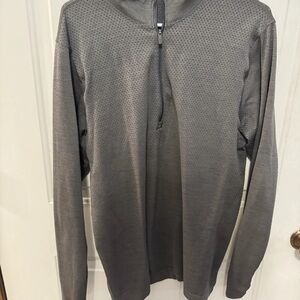 Metal Vent Tech 1/2 Zip- Anchor/Grey Sage Large